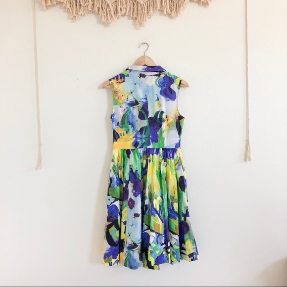 SOLD NWOT Kate Spade Carissa Watercolor Dress - Picture 2 of 7